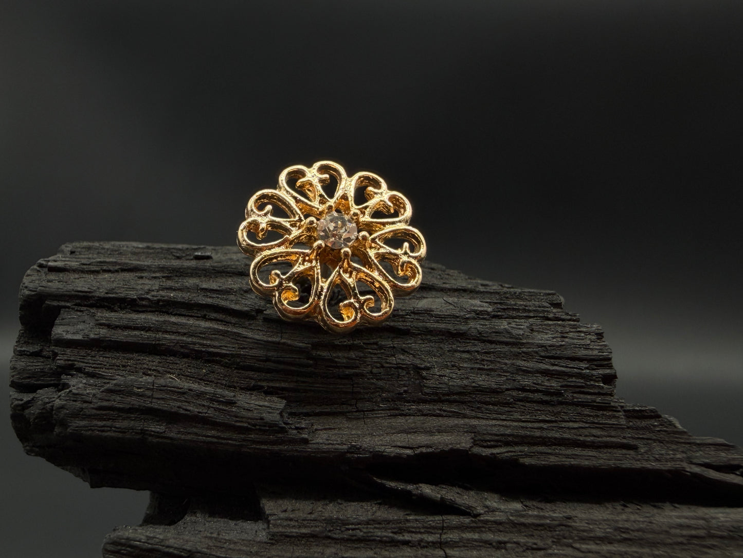Golden Fleur Earrings