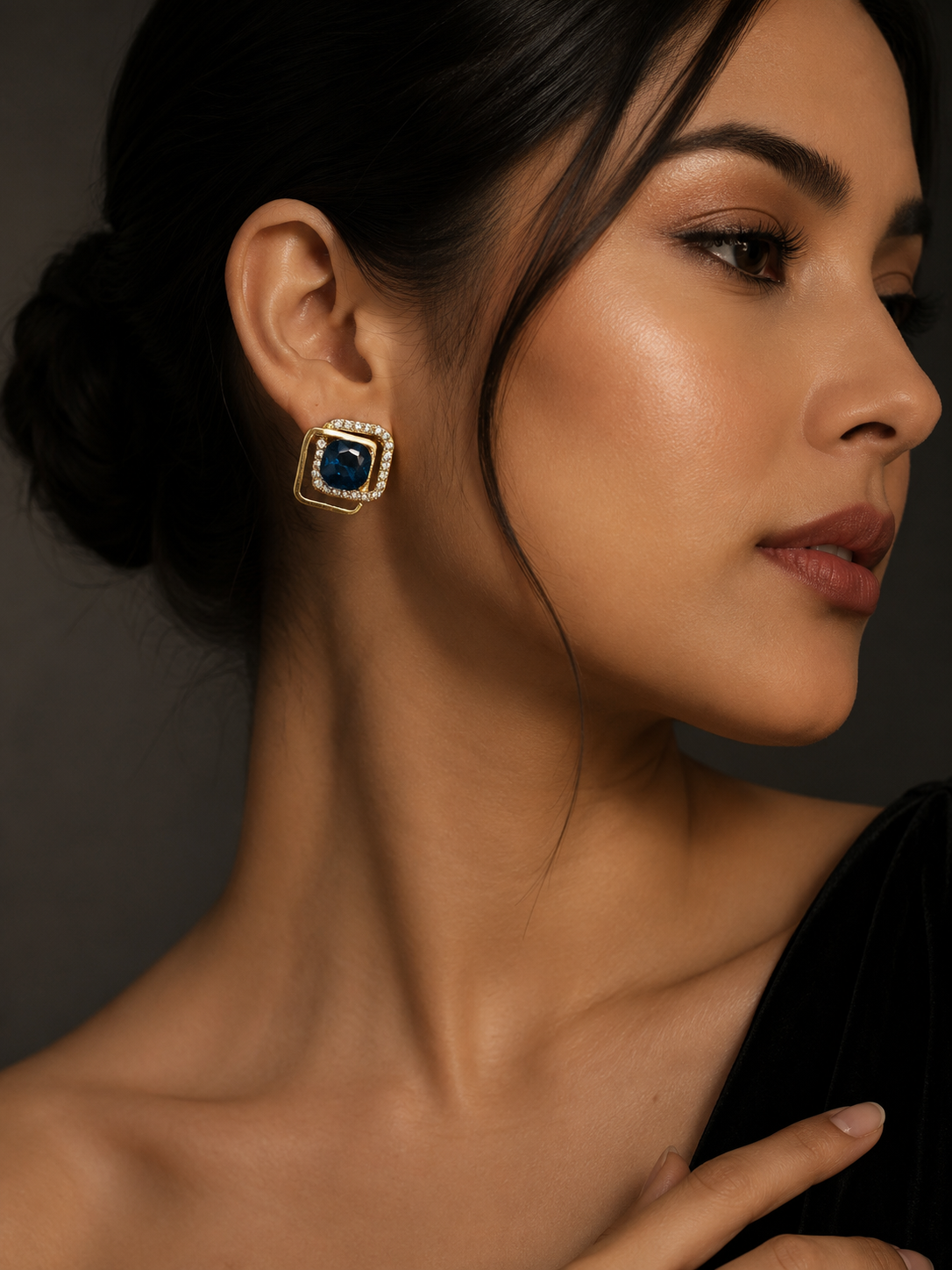 Blue Luxe Earring