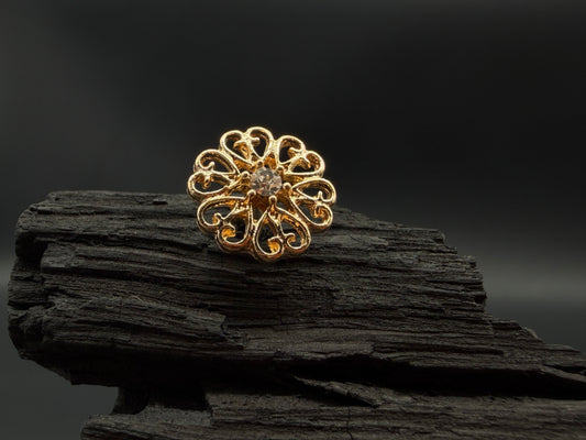Golden Fleur Earrings