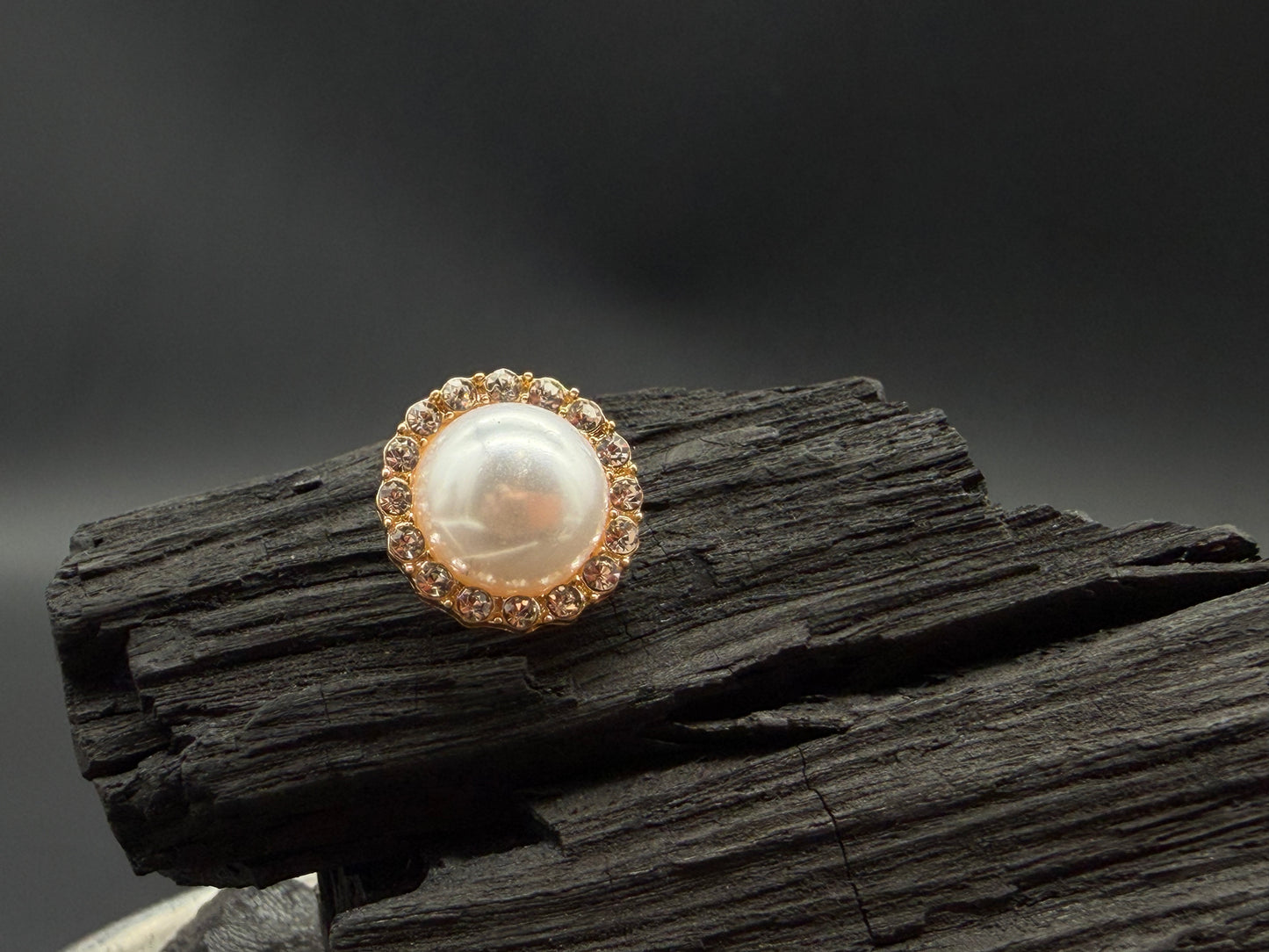 Pearl Halo Studs