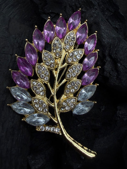 Violet Aura Brooch
